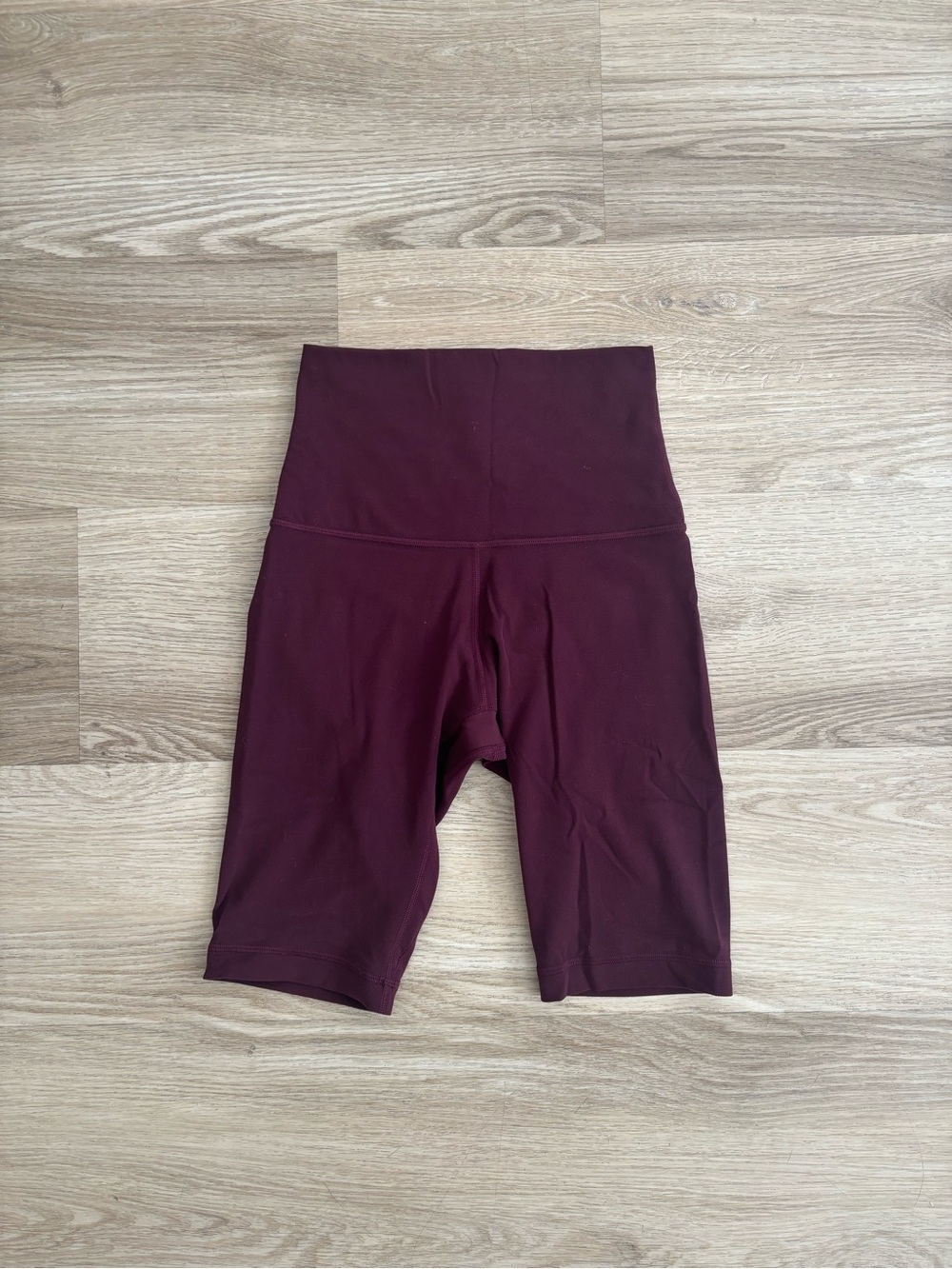 Lululemon Align High-Waist Burgundy Bike Shorts